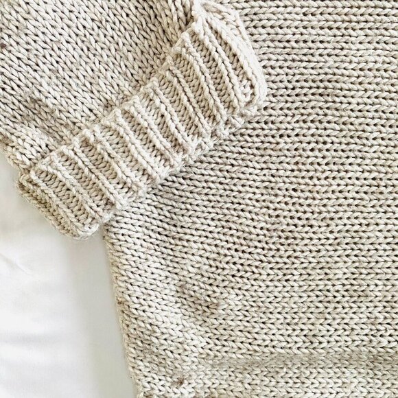 Berretti Italy cropped dolman sleeve sweater Womens One Size loose soft luxury - Picture 5 of 8